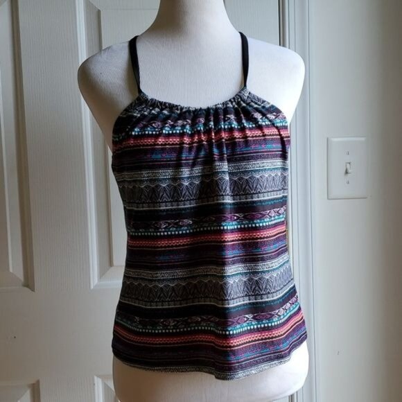 Kona Sol Swim Top Bathing Suit Tankini Racerback WOMAN'S WOMEN'S Size Small - Picture 3 of 12